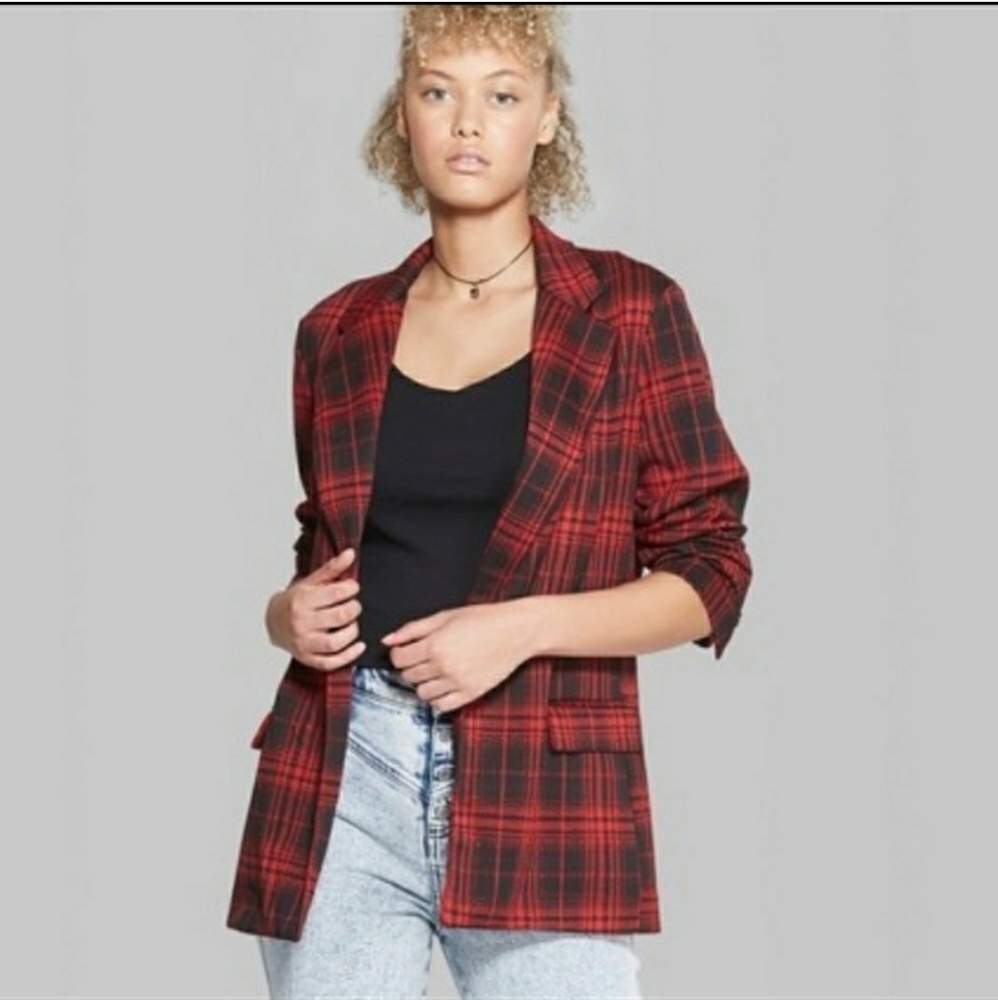 Wild Fable plaid blazer NWOT